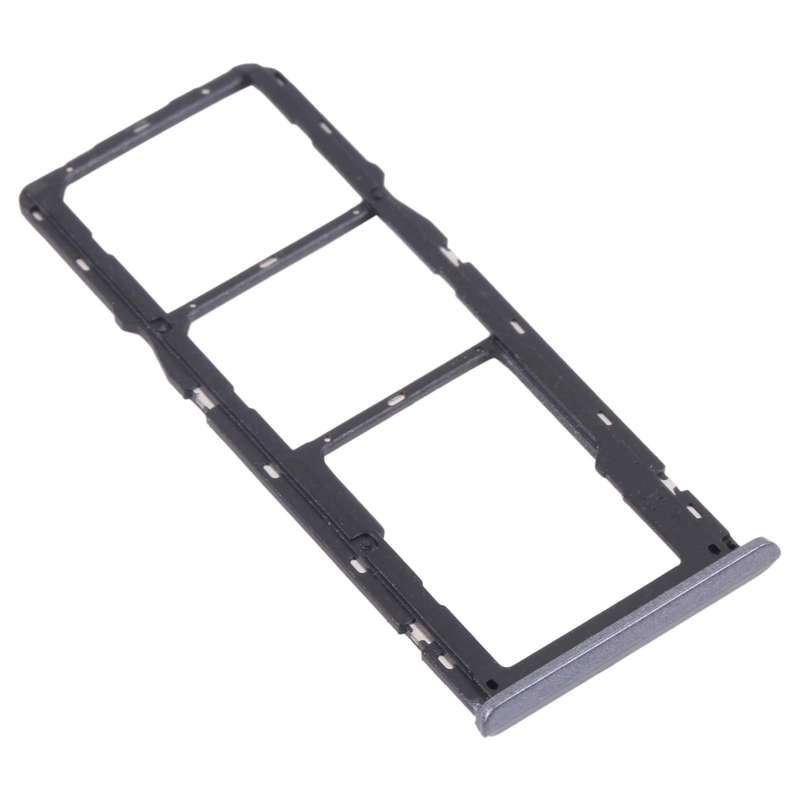 For OPPO Realme 6  SIM Card Tray + SIM Card Tray + Micro SD Card Tray (Black)