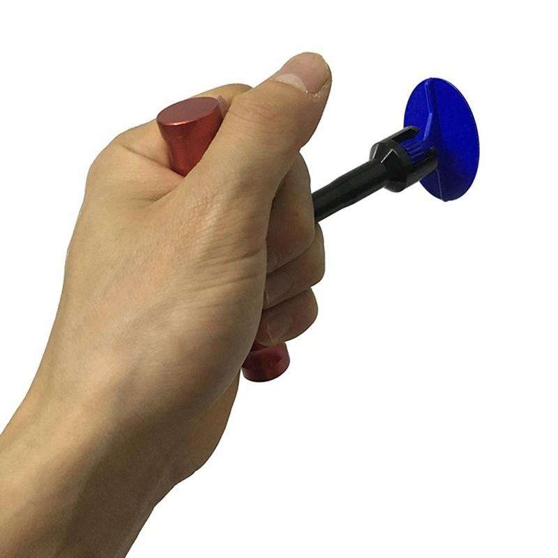 19 in 1 Auto Repair Body Tool Kit Paintless Dent Repair Hail Removal Small Red T Bar Slide Hammer...