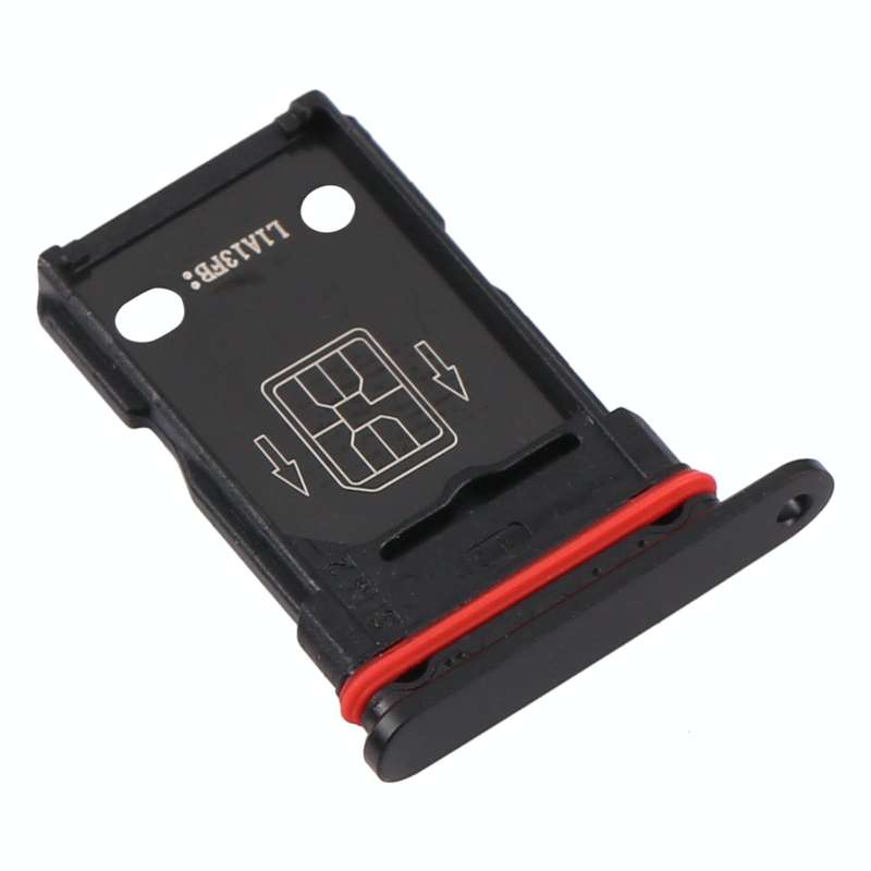 For OnePlus 9R SIM Card Tray + SIM Card Tray (Black)