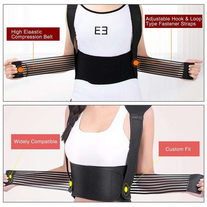 HailiCare Household Neck Back Waist Protector Waistcoat Warm Vest Protective Gear with Magnet The...