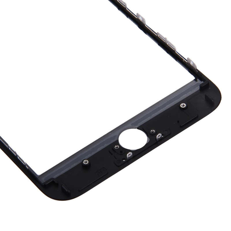 2 in 1 for iPhone 7 Plus (Original Front Screen Outer Glass Lens + Original Frame)(Black)