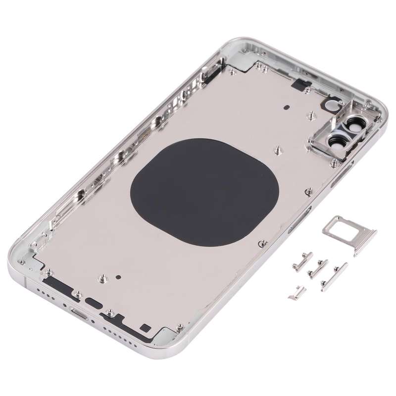 Back Housing Cover with Appearance Imitation of iP13 Pro Max for iPhone XS Max(White)