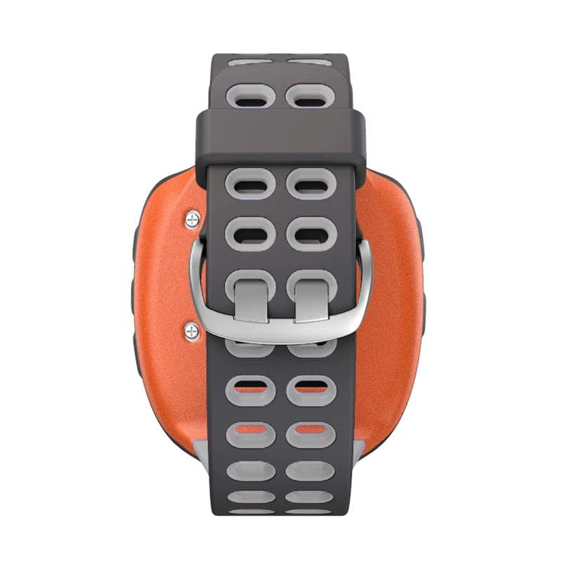 For Garmin Forerunner 310XT Two-color Silicone Watch Band(Grey Light Grey)