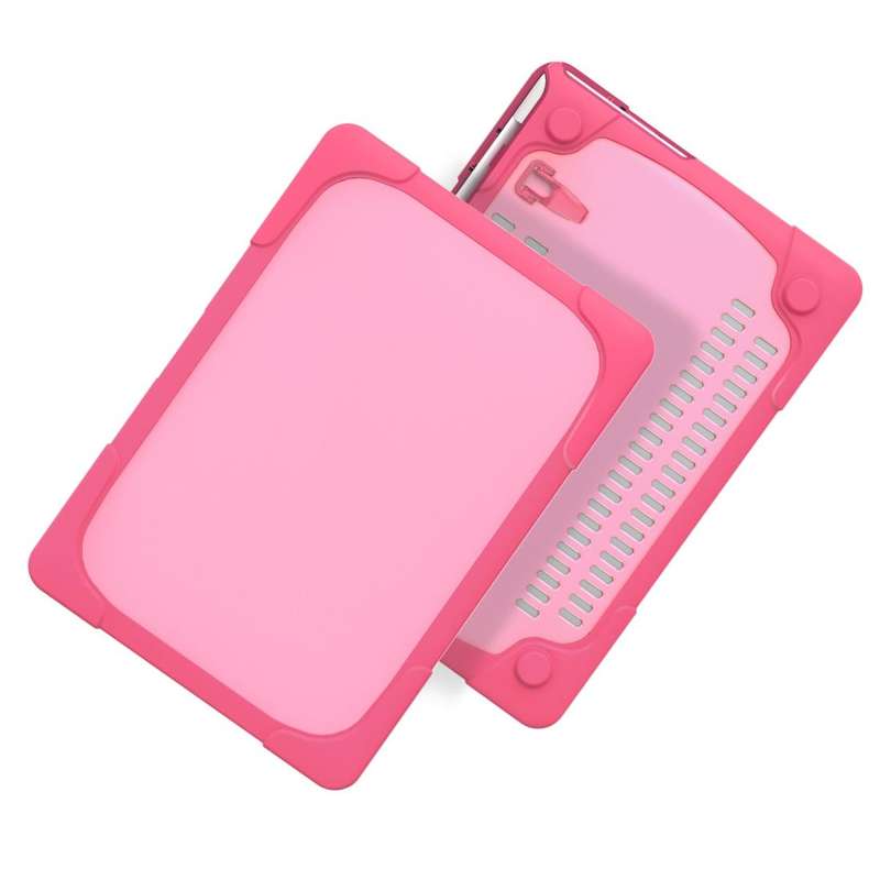 For MacBook Air 13.3 inch A1932 (2018) TPU + PC Two Color Laptop Protective Case(Rose Red)