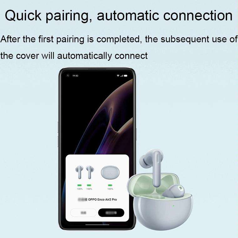 OPPO Enco Air2 Pro Wireless In-Ear Active Noise Reduction Music Gaming Bluetooth Earphones(Grey)