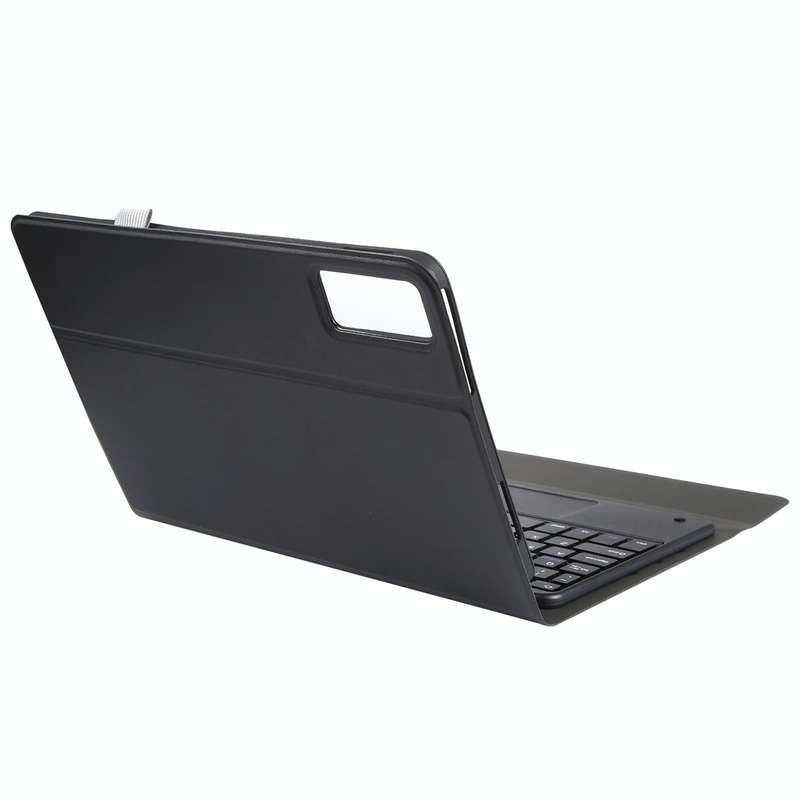 For Xiaomi Redmi Pad SE Ultra-thin Bluetooth Keyboard Leather Case with Touchpad(Black)