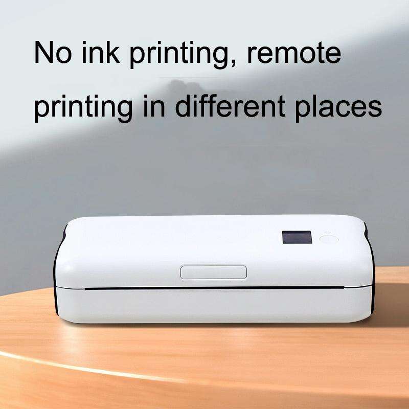 Home Small Phone Office Wireless Wrong Question Paper Student Portable Thermal Printer, Style: Bl...