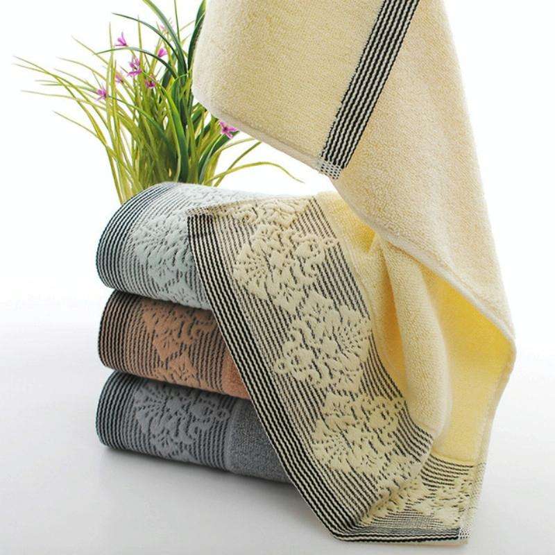 Absorbent Towel Face Towel Bathroom Thick Soft Cloth Wipe Towel, Size: 35x75cm(Brown)
