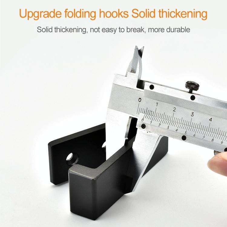 Collapsible Clothes Hanger Robe Hook Decorative Bathroom Wall Mounted Hooks(Golden Hook (Send Scr...