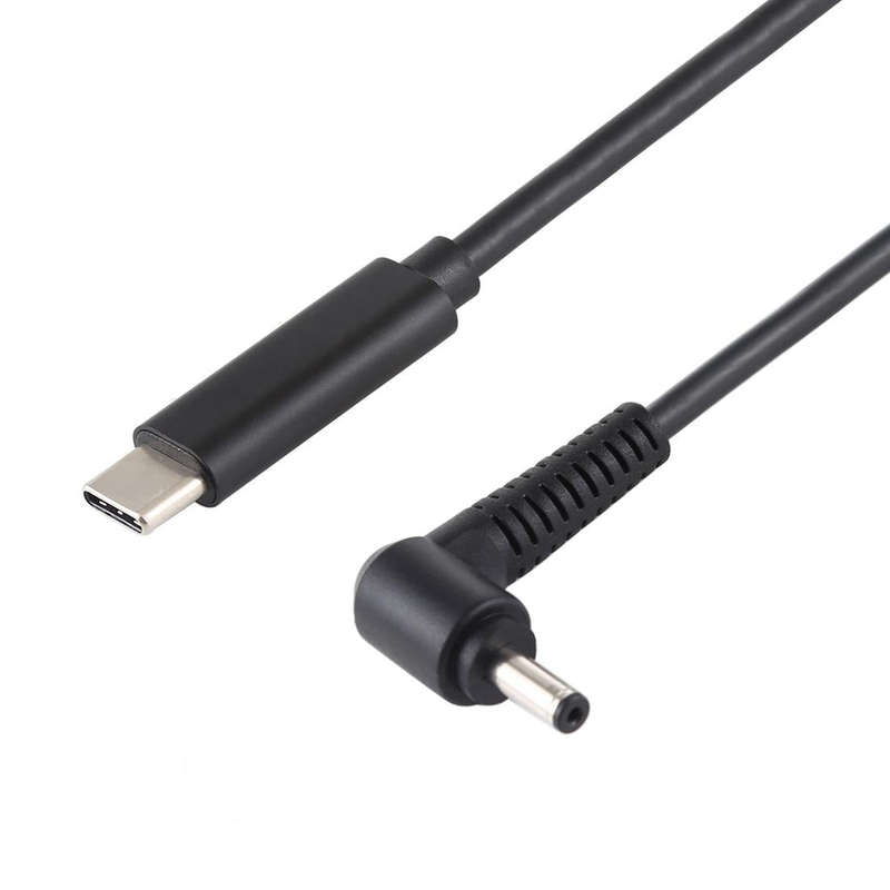 USB-C / Type-C to 4.0 x 1.35mm Laptop Power Charging Cable, Cable Length: about 1.5m(Black)