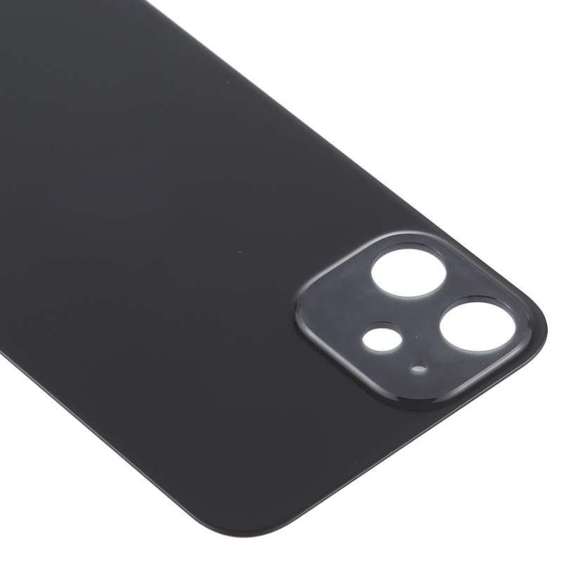 Easy Replacement Big Camera Hole Back Battery Cover for iPhone 12 Mini(Black)