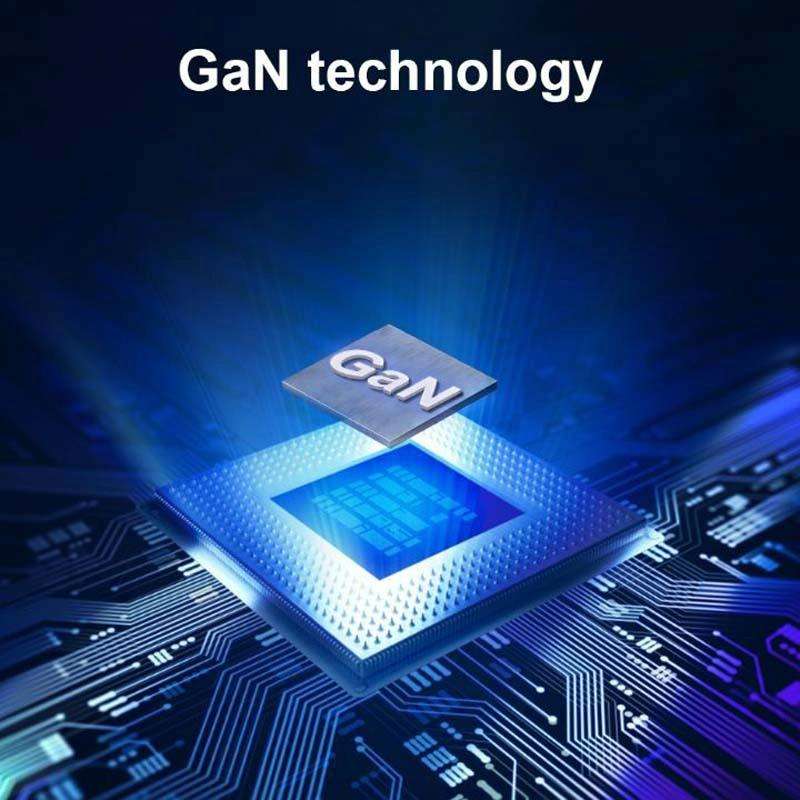 65W GAN PD + QC3.0 Fast Charger Phone Notebook Computer Universal Charging Head, Plug: EU Plug Black