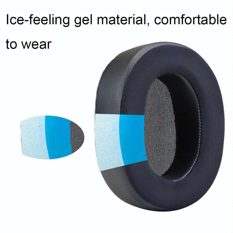 For Sony WH-1000XM2 2pcs Ice Gel Headphones Sponge Cover Earmuffs