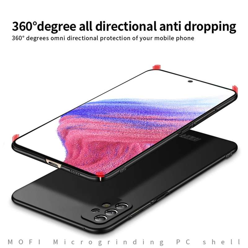 For Samsung Galaxy A53 5G MOFI Frosted PC Ultra-thin Hard Phone Case(Rose gold)