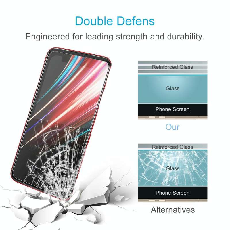 For ZTE nubia Red Magic 5G / Magic 5S 50 PCS 0.26mm 9H 2.5D Tempered Glass Film