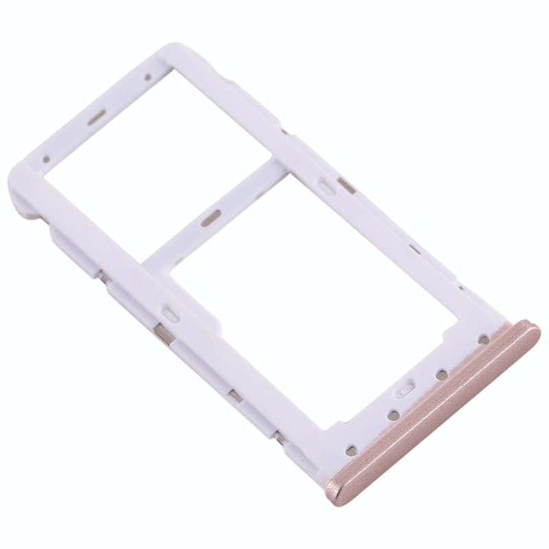 For Meizu M6T SIM Card Tray + SIM / Micro SD Card Tray (Pink)