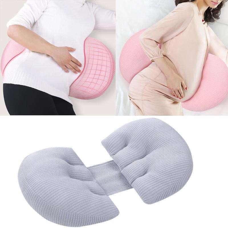 Pregnant Waist Support Cotton Pillow Side Sleepers Cushion Removable and Washable Abdomen Pillow(...