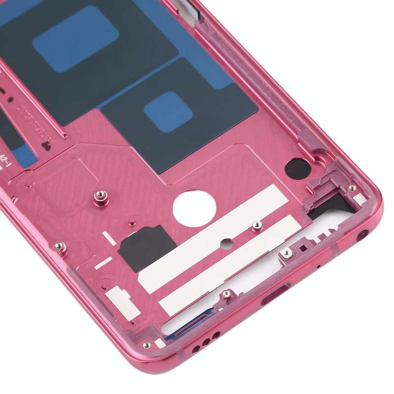 Front Housing LCD Frame Bezel Plate for LG G7 ThinQ / G710 (Pink)