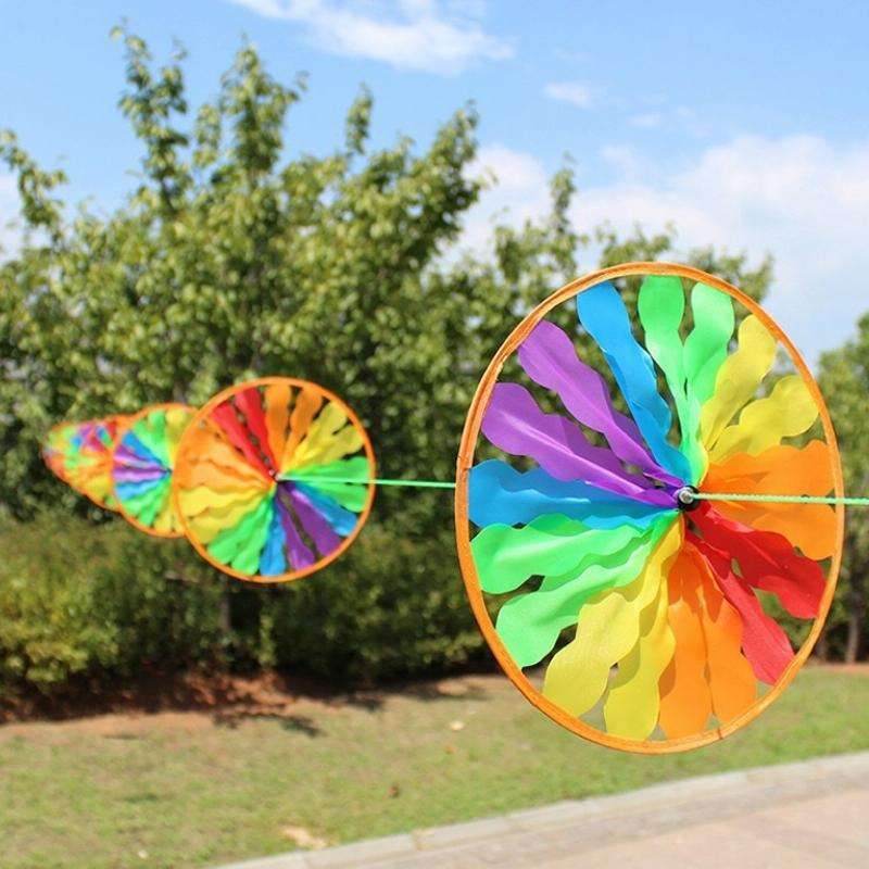 Outdoor Camping Windmill Lanyard Bunting Decoration, Shape: 8 Flowers