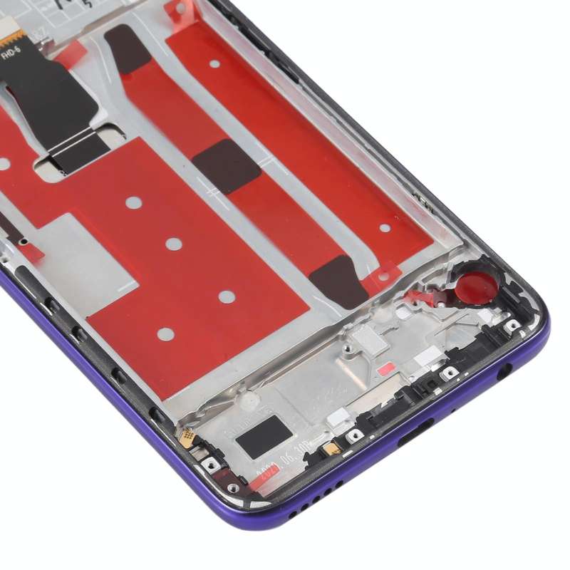 Original LCD Screen For Huawei Nova 7 SE / Honor 30S Digitizer Full Assembly with Frame(Purple)