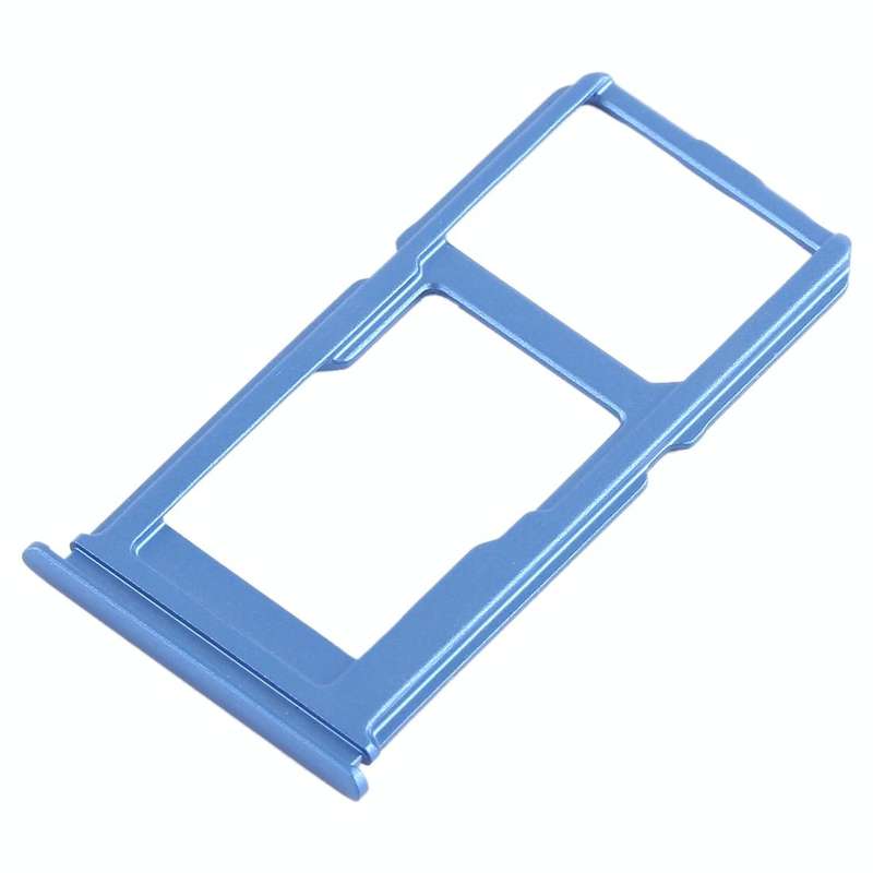 For Vivo X20 SIM Card Tray + SIM Card Tray / Micro SD Card Tray (Blue)