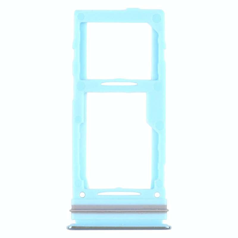 For Samsung Galaxy A52 SM-A525 SIM Card Tray + SIM Card Tray / Micro SD Card Tray (Blue)