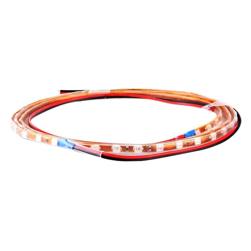 5 PCS 45 LED 3528 SMD Waterproof Flexible Car Strip Light for Car Decoration, DC 12V, Length: 90c...