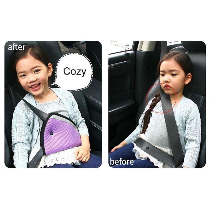 Car Safety Belt Adjuster for Children, Size: 24cm x 16.5cm(Grey)