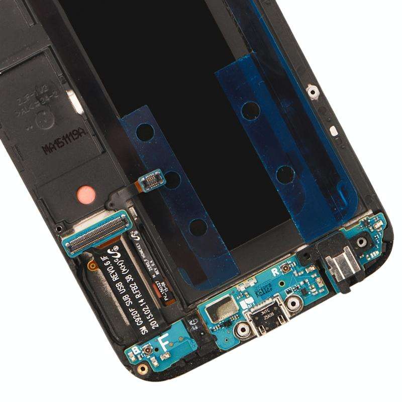 Original Super AMOLED LCD Screen For Samsung Galaxy S6 SM-G920F Digitizer Full Assembly with Fram...