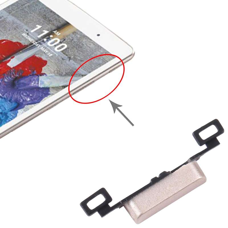 For LG G Pad X 8.0 V520 Original Power Button Control Button(Gold)
