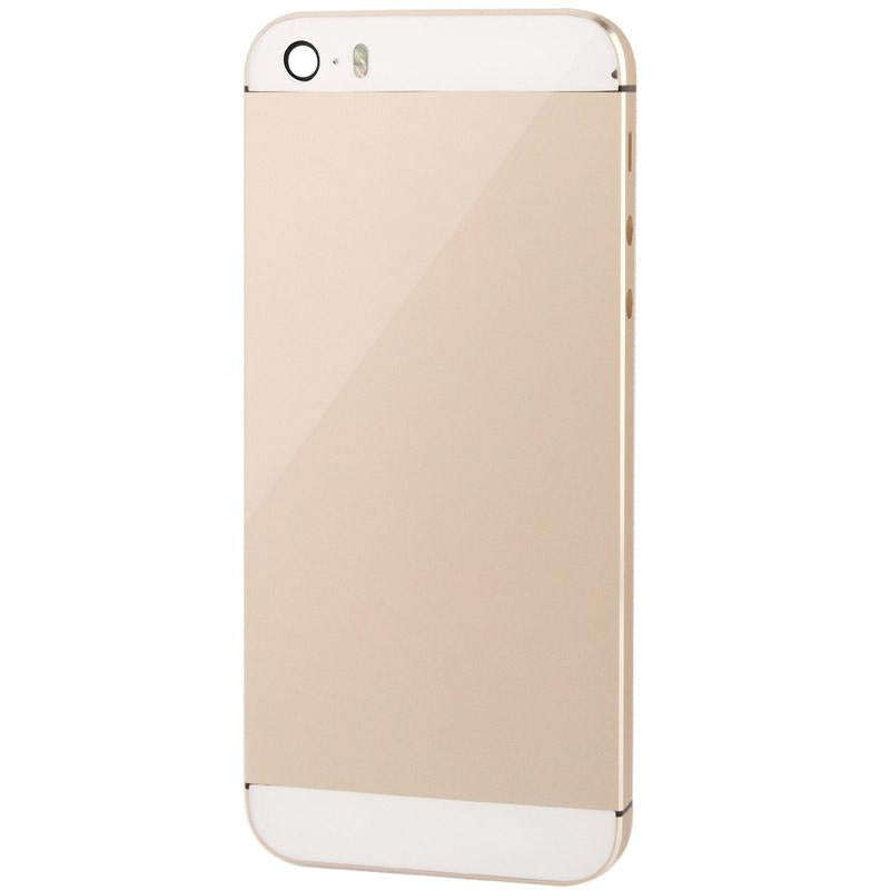 Full Housing Alloy  Back Cover with Mute Button + Power Button + Volume Button + Nano SIM Card Tr...