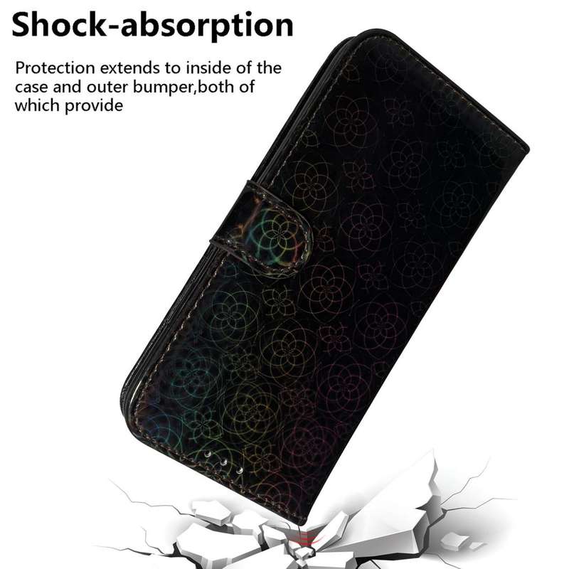For Galaxy A70s Solid Hyun Color Magnetic Attraction Horizontal Flip Leather Case with Lanyard, S...