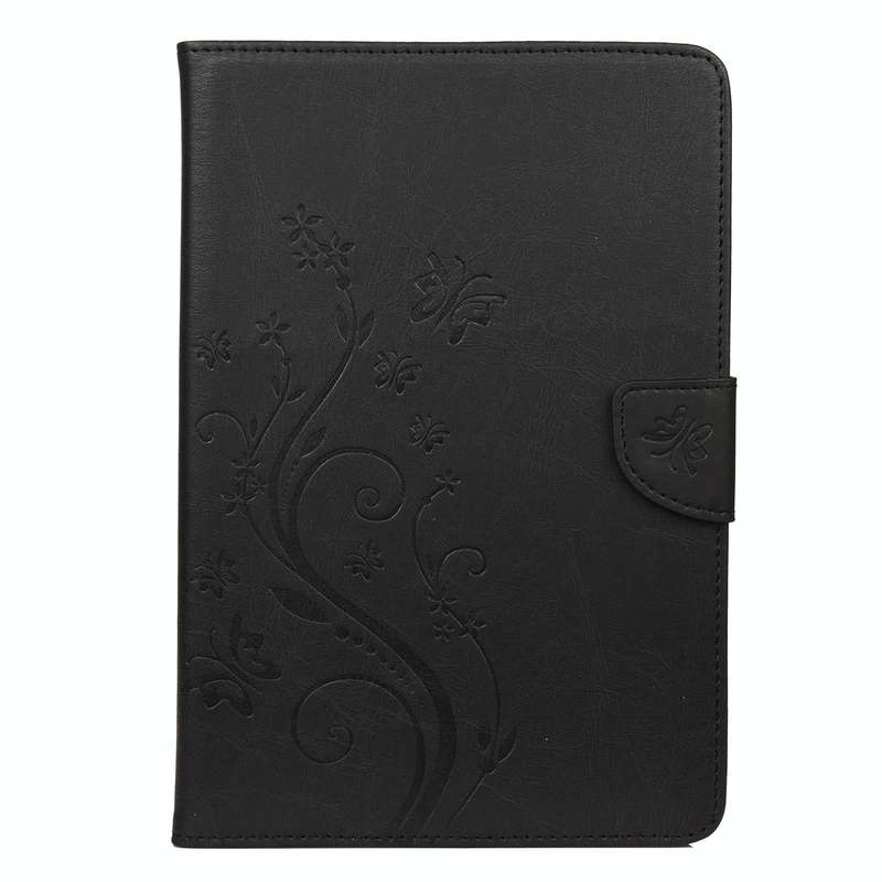 For Samsung Galaxy Tab A8 10.5 2021 X200 / X205 Butterfly Flower Embossing Pattern Leather Tablet...