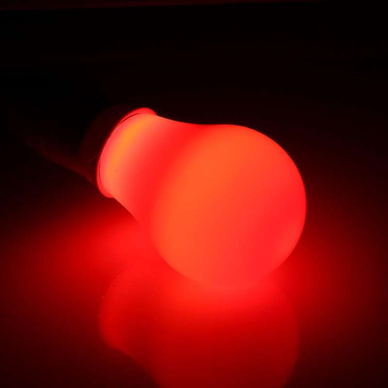 7W E27 2835 8LEDs Flicker Free LED Energy Saving Bulb, Light Color: Red Light, AC 85-265V