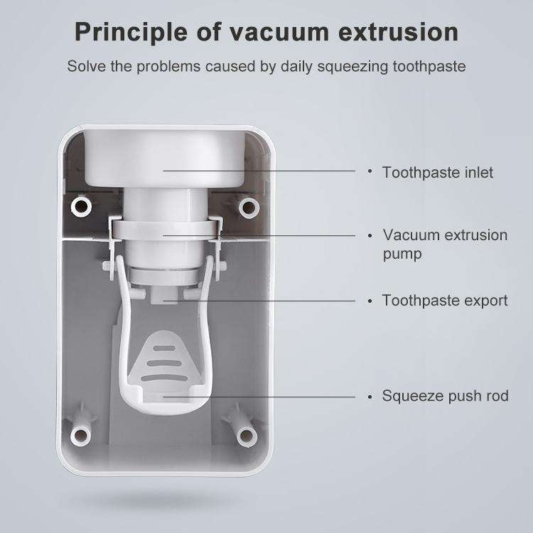 MENON Toothbrush Holder Automatic Toothpaste Squeezers Home Bathroom Set Toothpaste Dispenser Bat...