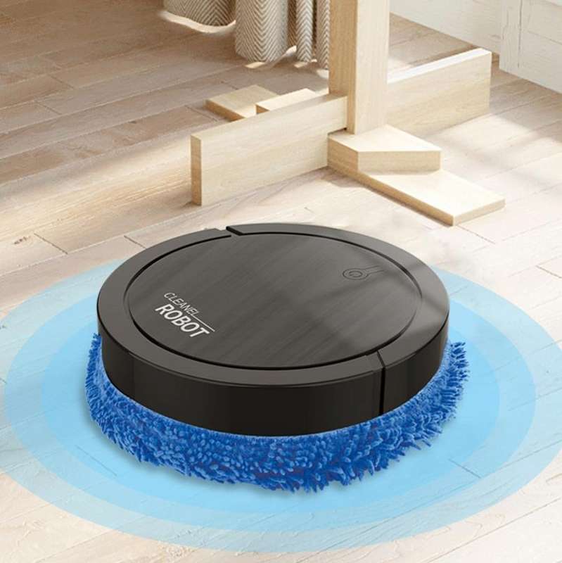 K333 Fully Automatic Dry Wet Two-Purpose Smart Sweeping Machine(Piano Black)