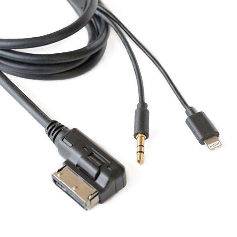 Car AMI AUX Audio Cable for Audi Q5 A 5A7 R7 S5 Q7 A6L A8L