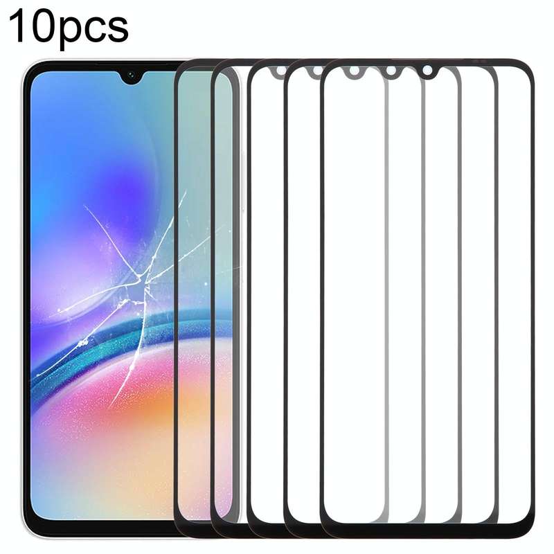 For Samsung Galaxy A05s SM-A057F 10pcs Front Screen Outer Glass Lens with OCA Optically Clear Adh...