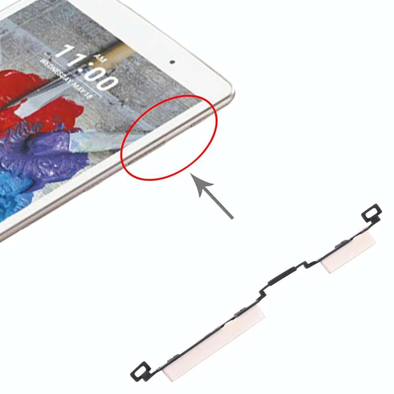 For LG G Pad X 8.0 V520 Original Volume Button Control Button (Gold)