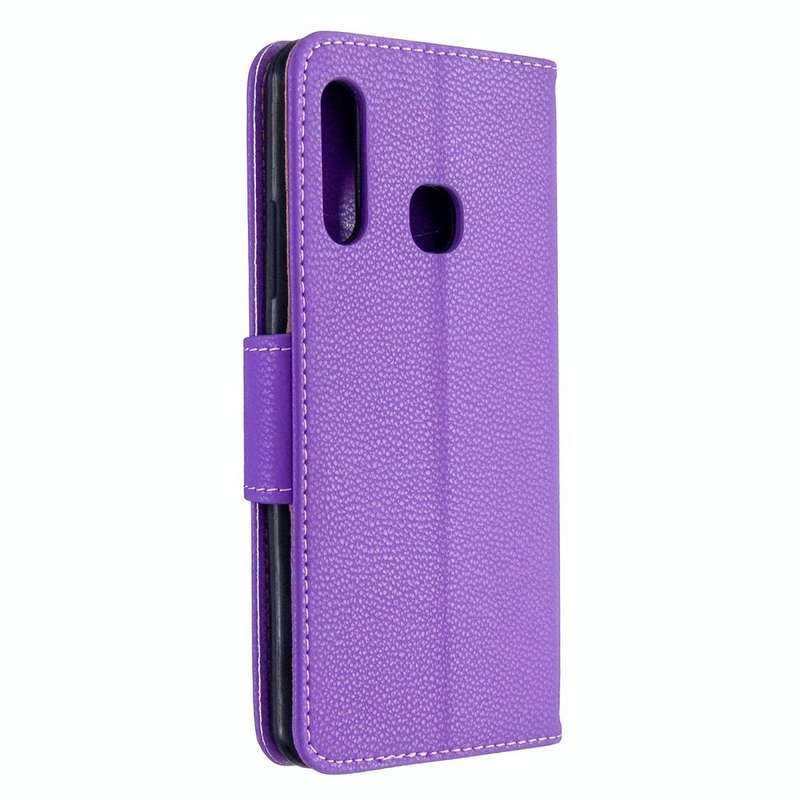For Galaxy A70e Pure Color Horizontal Flip PU Leather Case with Holder & Card Slots & Wallet & La...