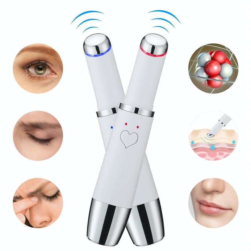 Eye Vibration Heating Massage Pen Removing Eye Wrinkle and Importing Massager Beauty Instruments(...