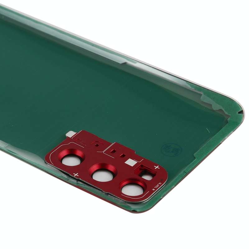 For Samsung Galaxy S20 Battery Back Cover with Camera Lens Cover(Red)