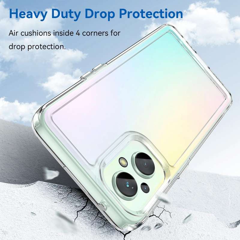 For OPPO Reno7 Z 5G Candy Series TPU Phone Case(Transparent)
