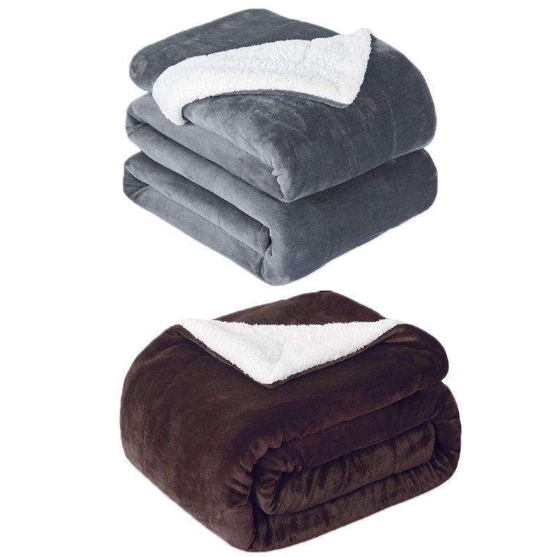 Intelligent Temperature Control Electric Heating Blanket, Size: 70x100cm USB Plug(Gray White)