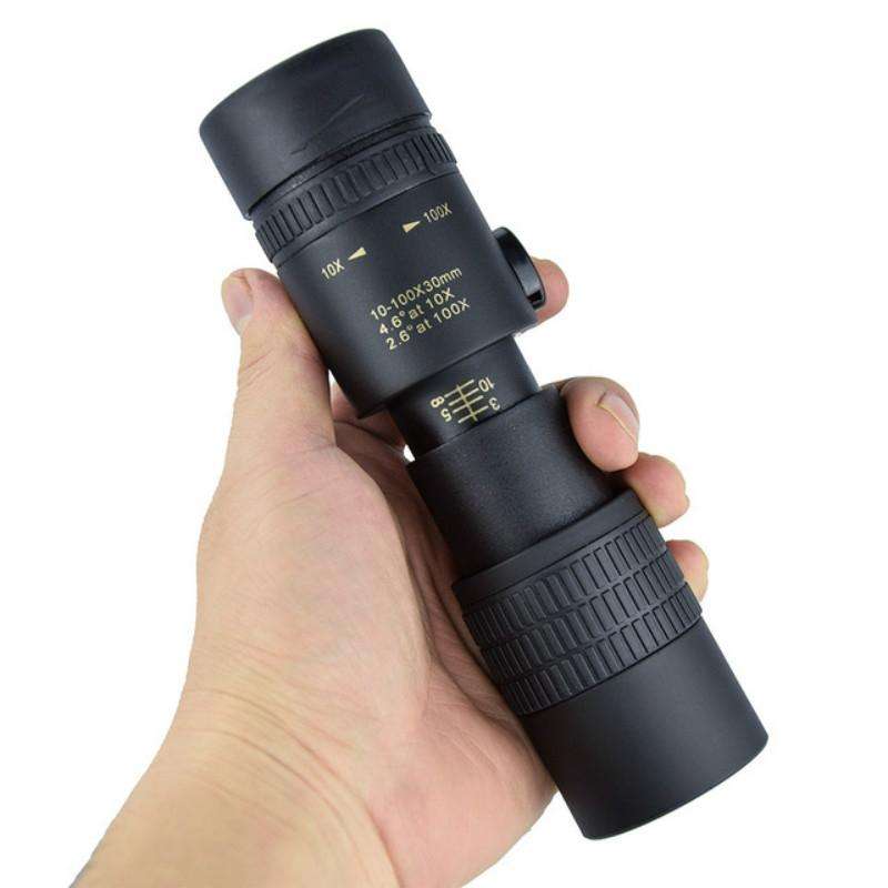High magnification HD Low Light Level Night Vision Continuous Zoom Monocular, Specification:10 - ...