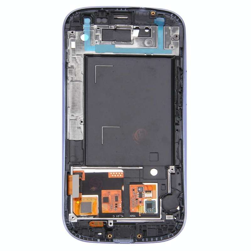 LCD Display (4.65 inch TFT) + Touch Panel with Frame for Galaxy SIII / i9300 (Pebble Blue)