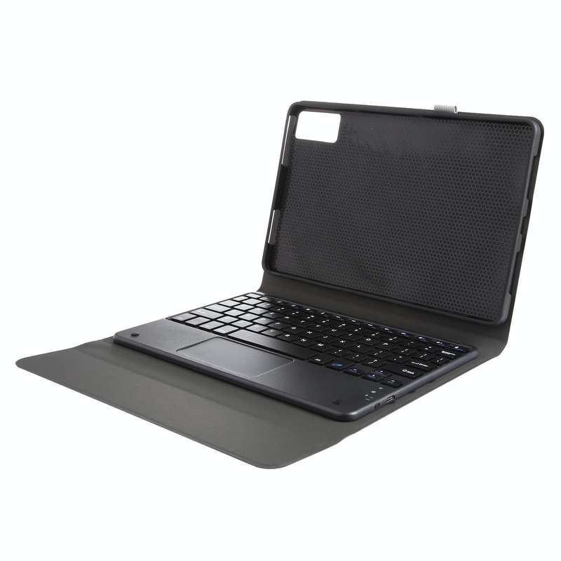 For Xiaomi Redmi Pad SE Ultra-thin Bluetooth Keyboard Leather Case with Touchpad(Black)