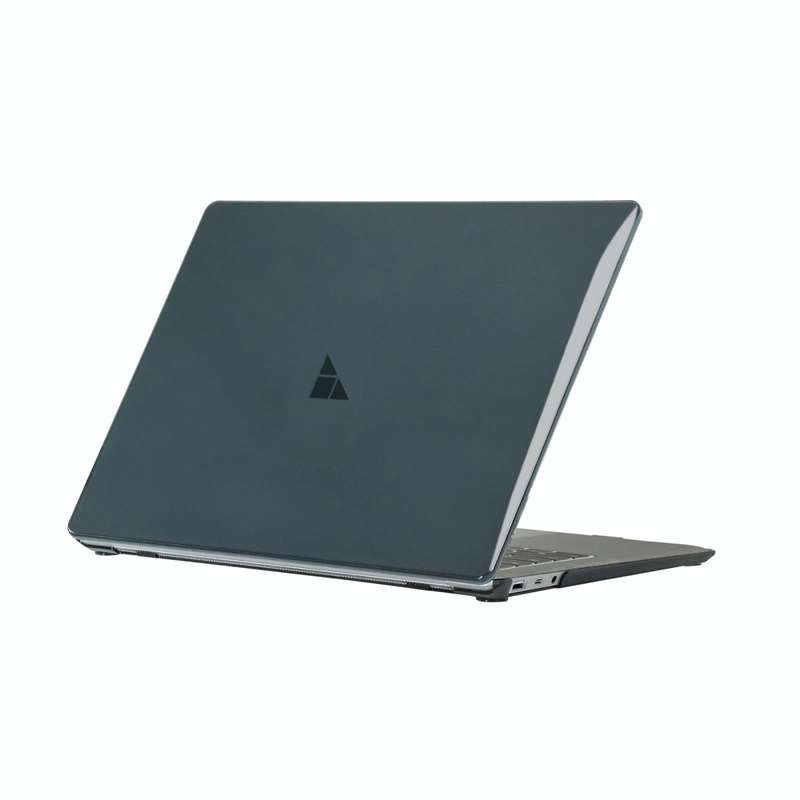 For Microsoft Surface Laptop 13.5 inch Laptop Flannelette Crystal Anti-drop Protective Case(Black)