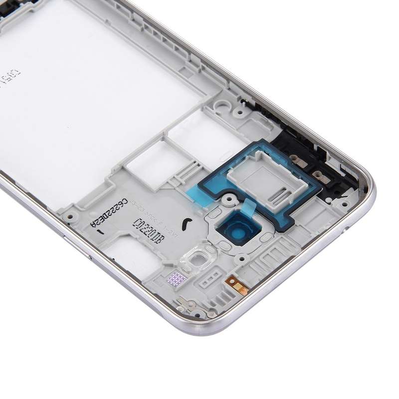 For Galaxy J3 (2016) / J320 (Double card version) Battery Back Cover + Middle Frame Bezel (White)