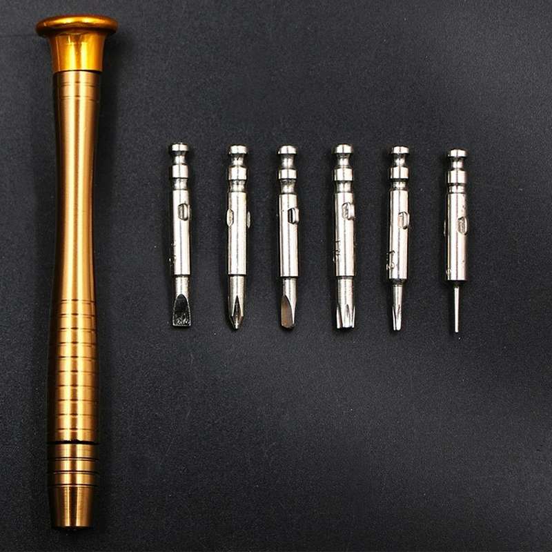 25 In 1 Screwdriver Batch Set Mobile Phone Notebook Repair Tool(Brown)